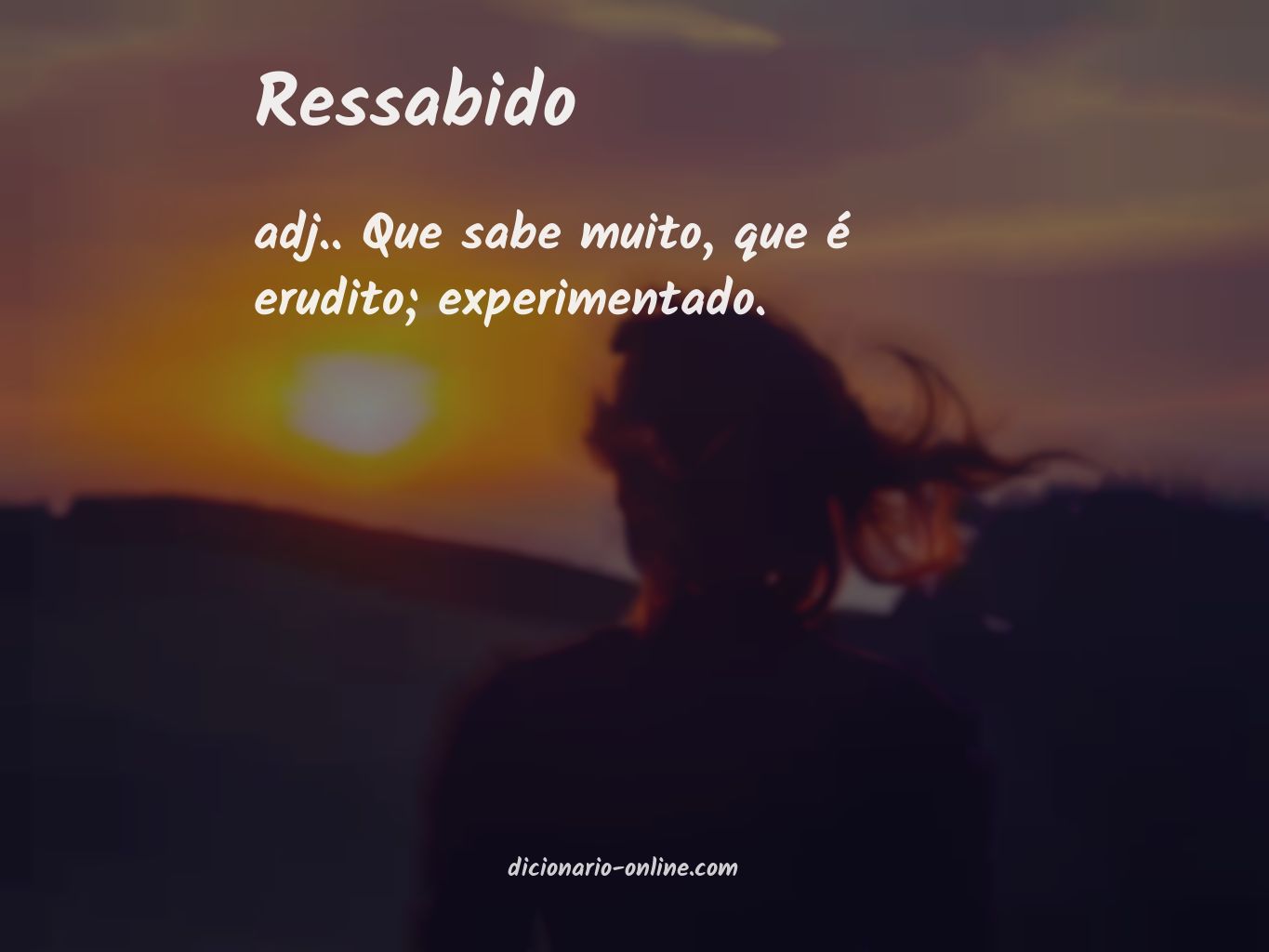 Significado de ressabido