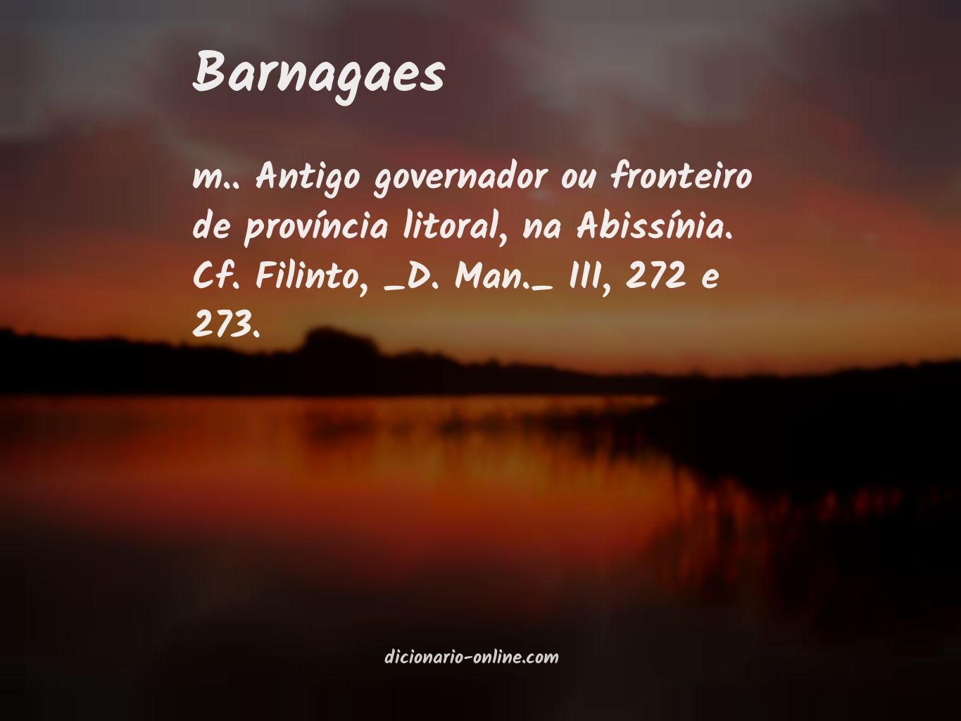 Significado de barnagaes