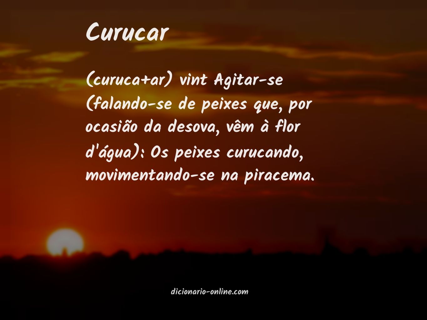 Significado de curucar