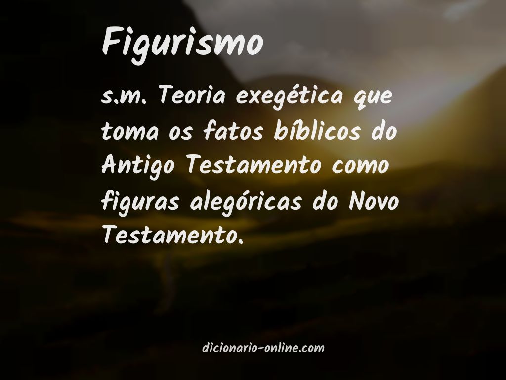 Significado de figurismo