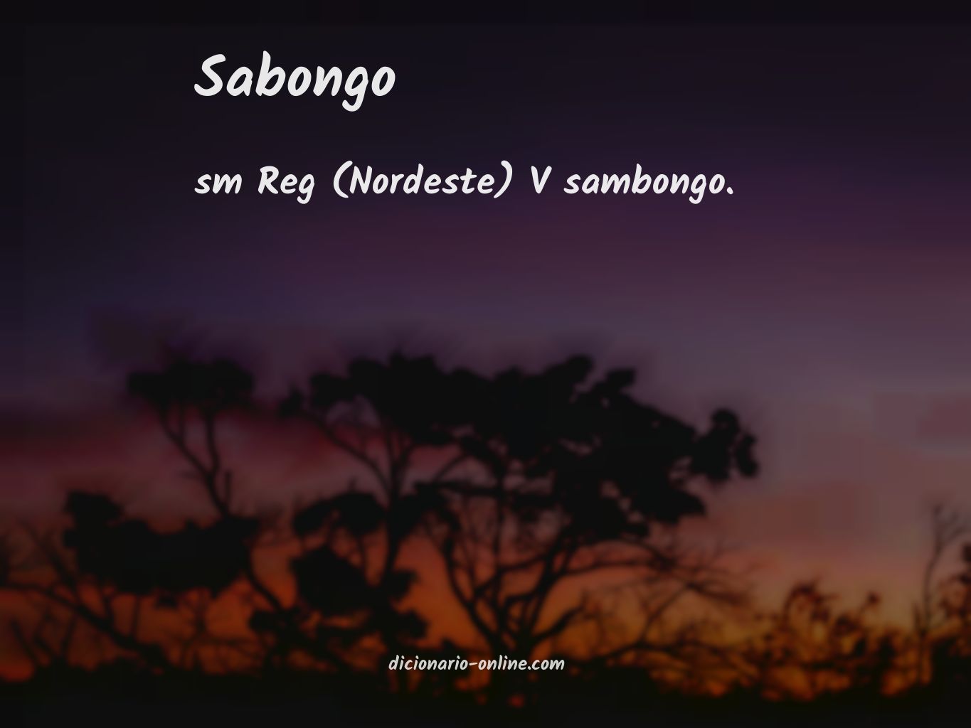 Significado de sabongo