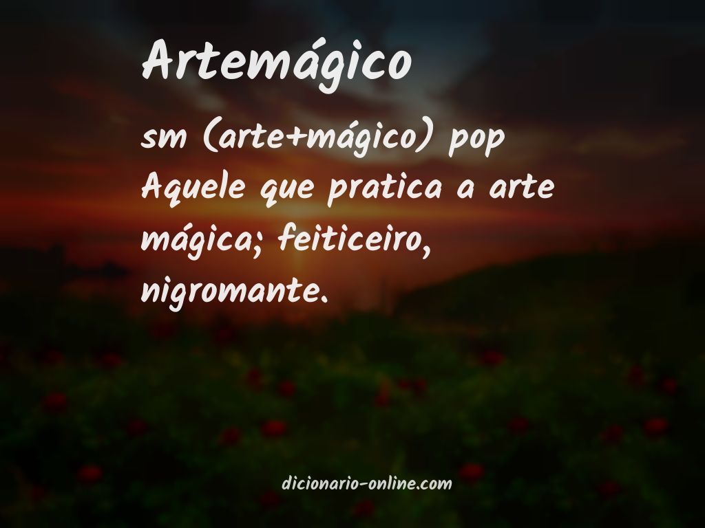 Significado de artemágico