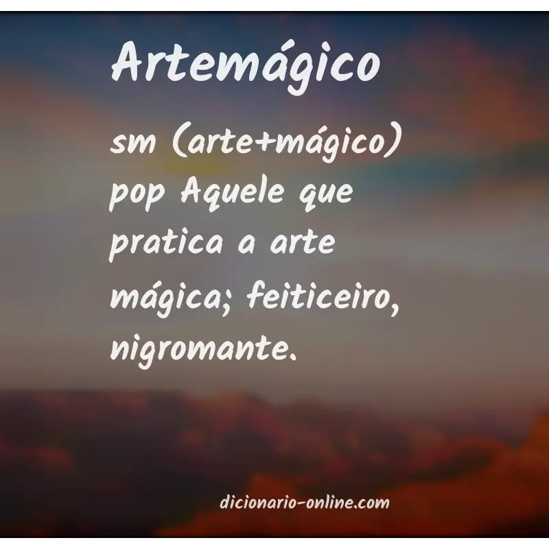 Significado de artemágico