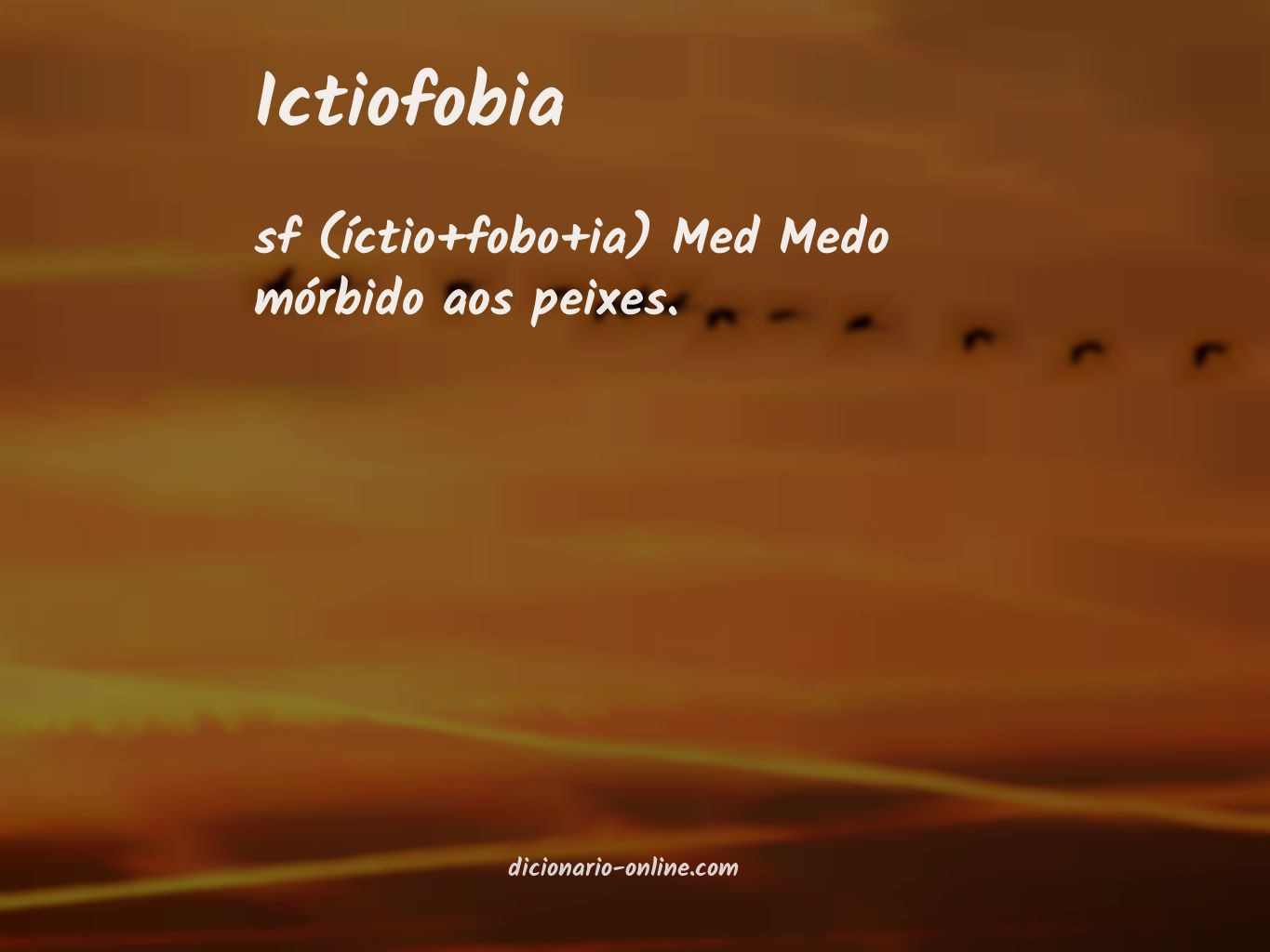 Significado de ictiofobia