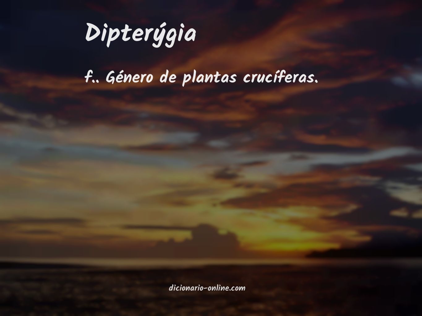 Significado de dipterýgia