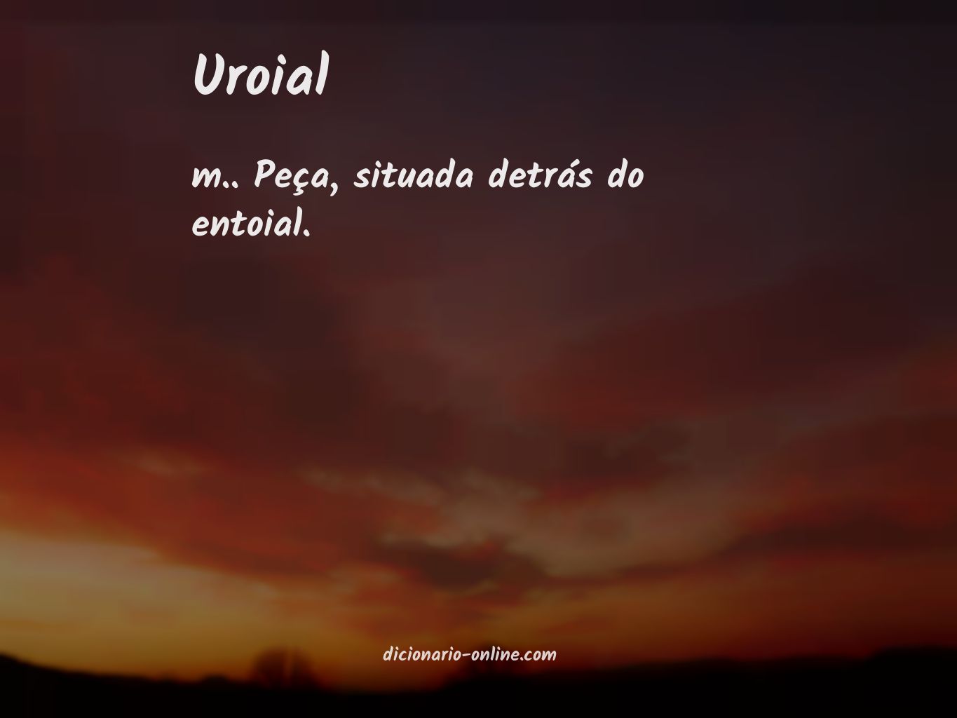 Significado de uroial