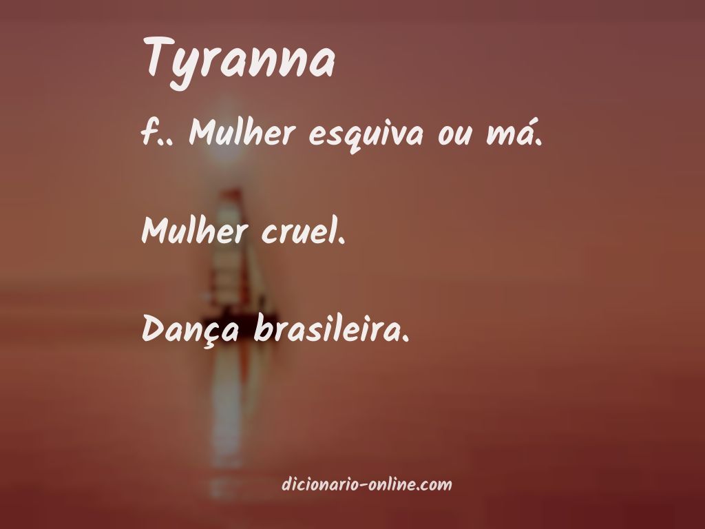 Significado de tyranna