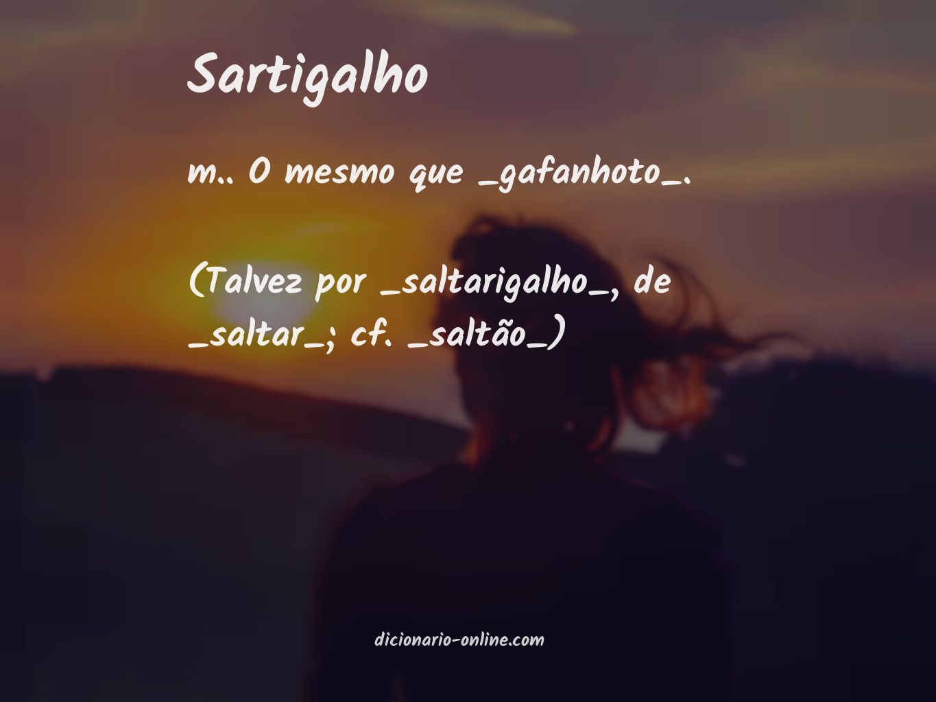 Significado de sartigalho