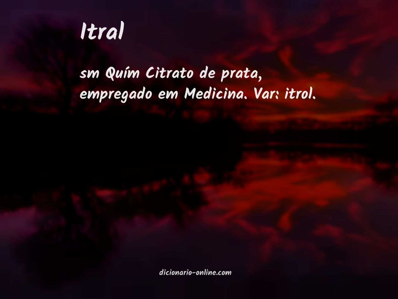 Significado de itral