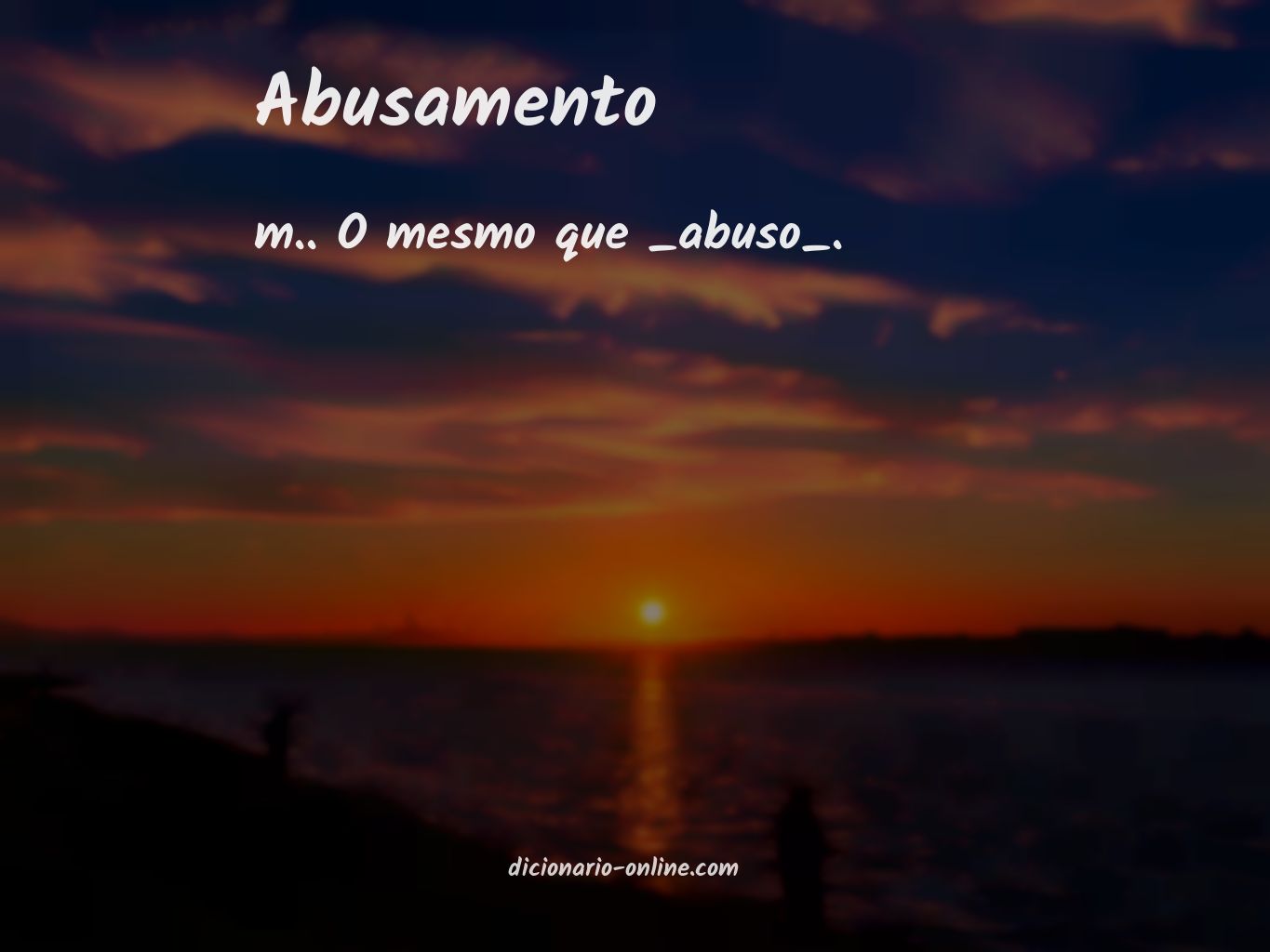 Significado de abusamento