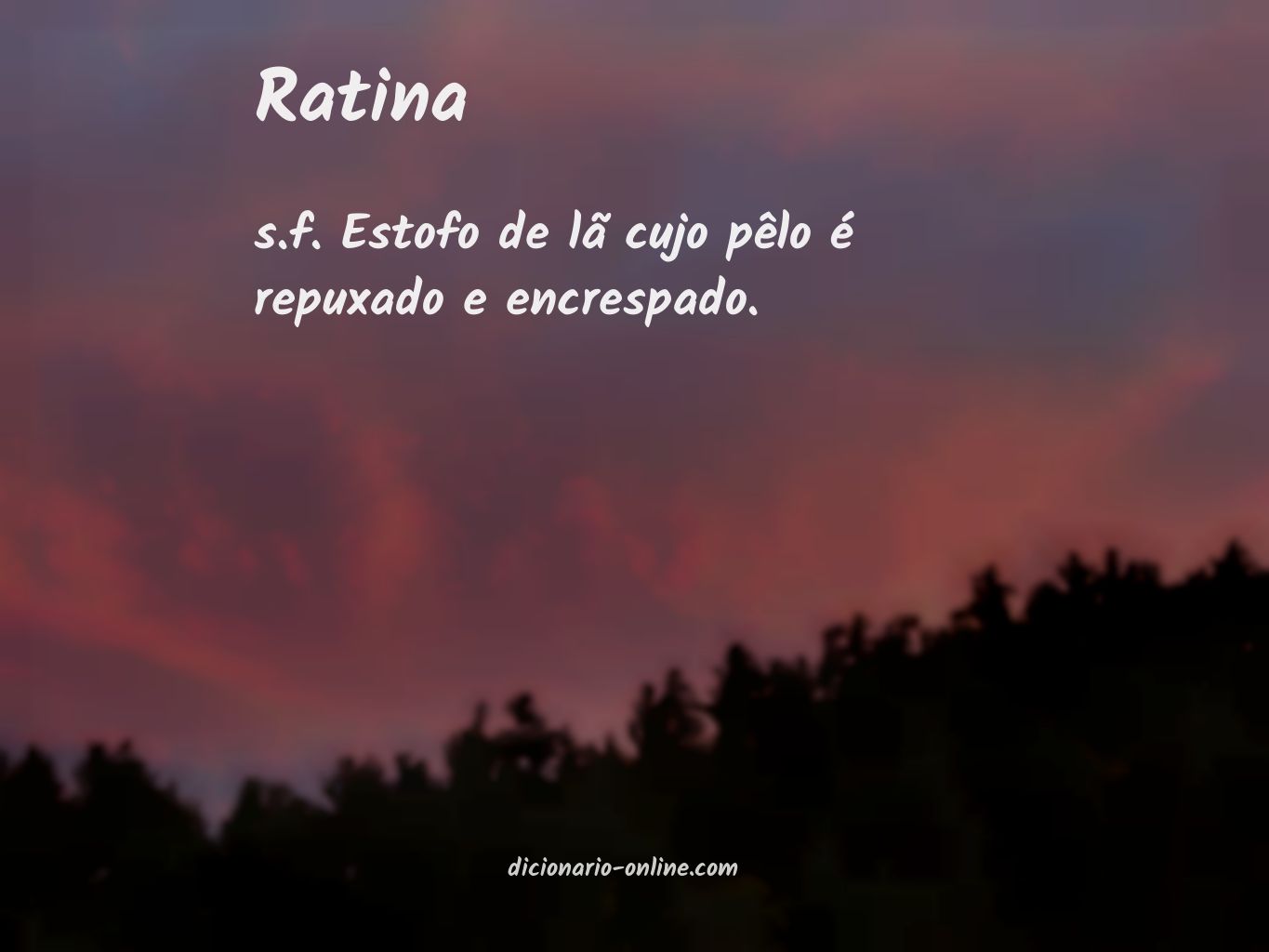 Significado de ratina