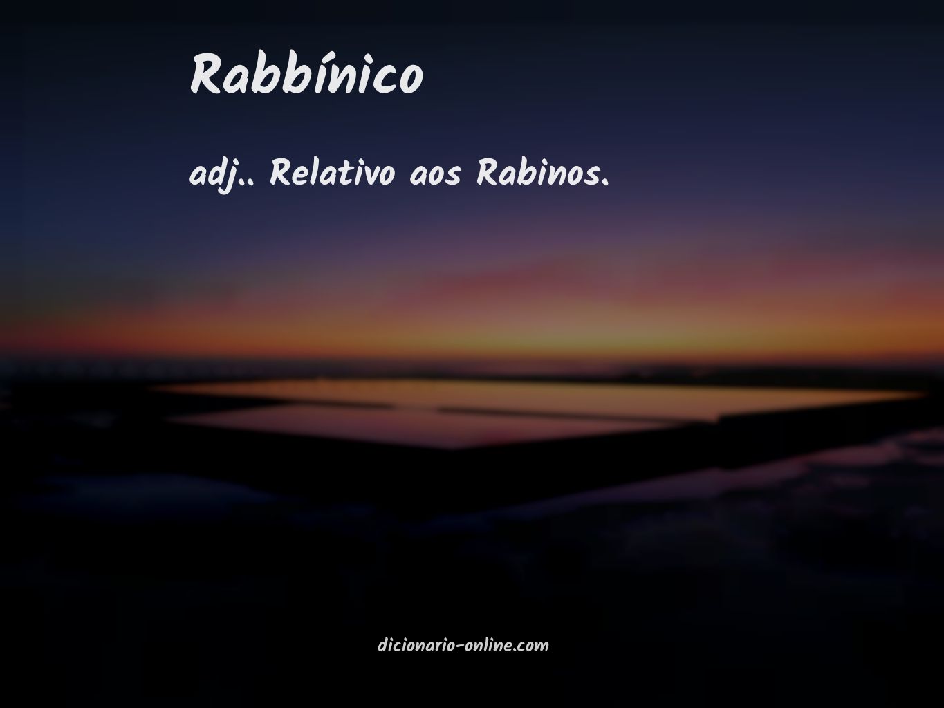 Significado de rabbínico