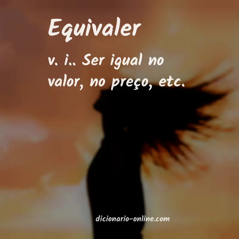Significado de equivaler