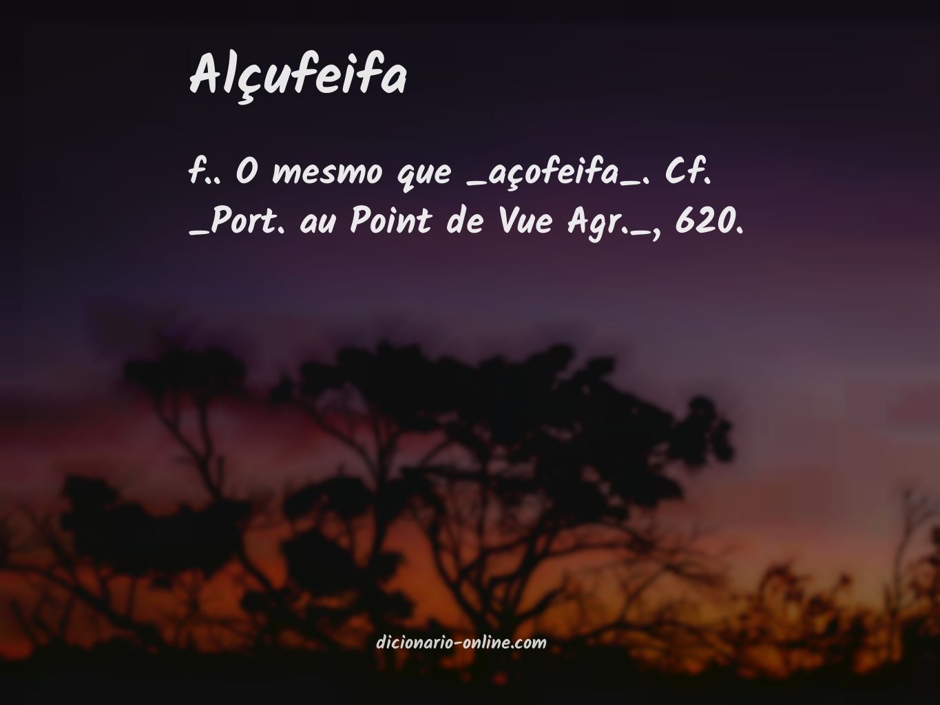 Significado de alçufeifa