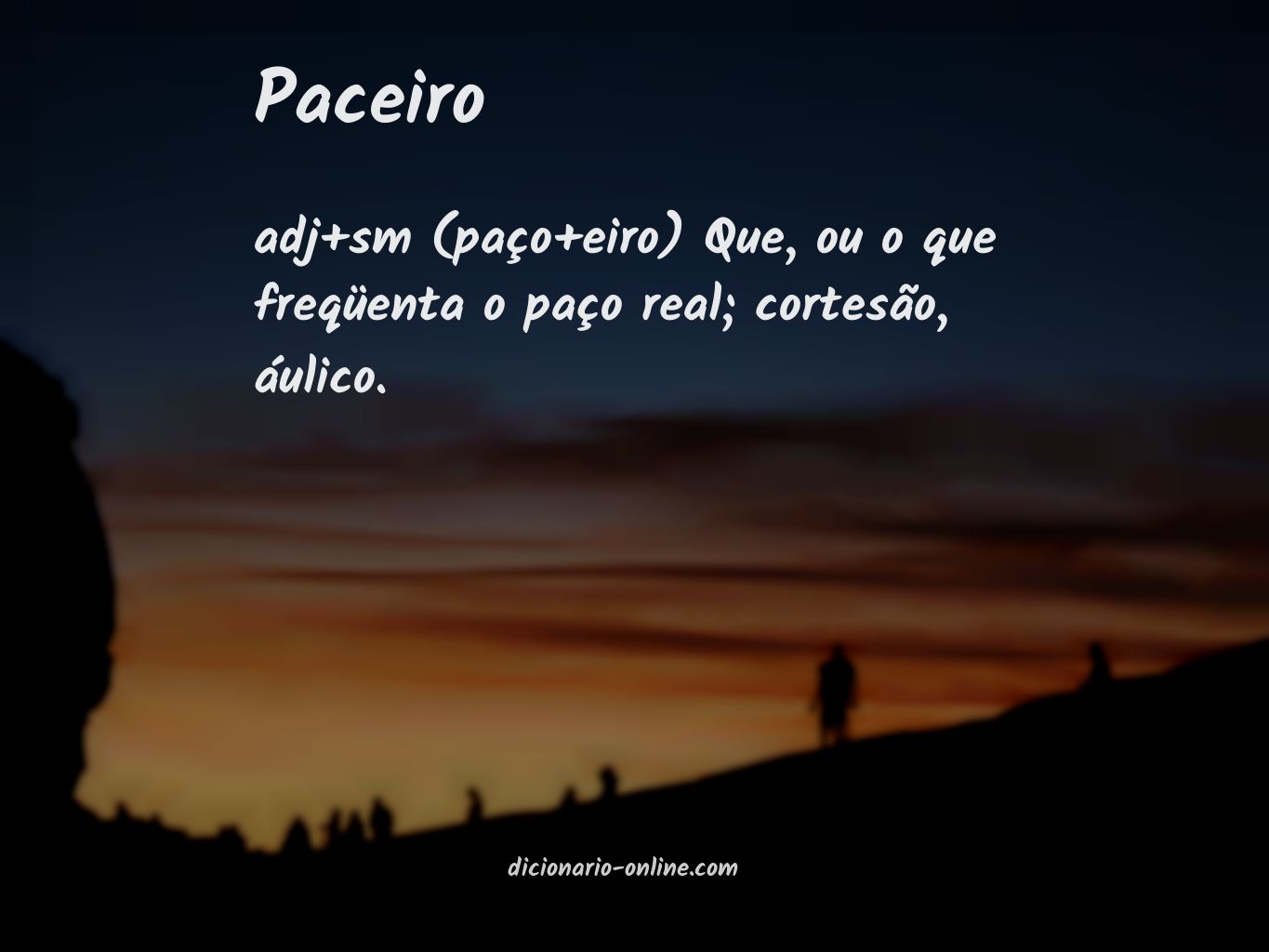 Significado de paceiro