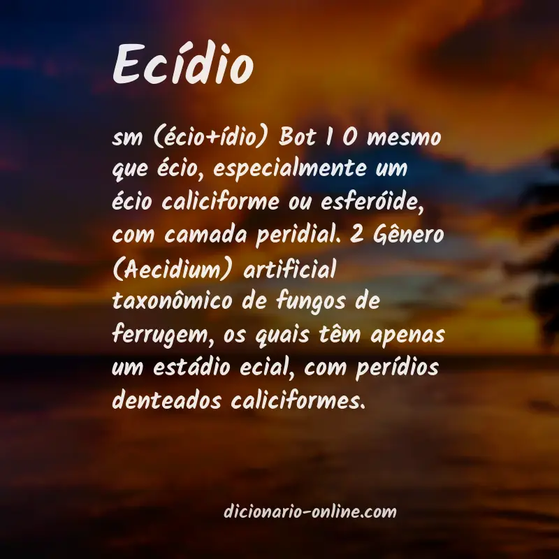 Significado de ecídio