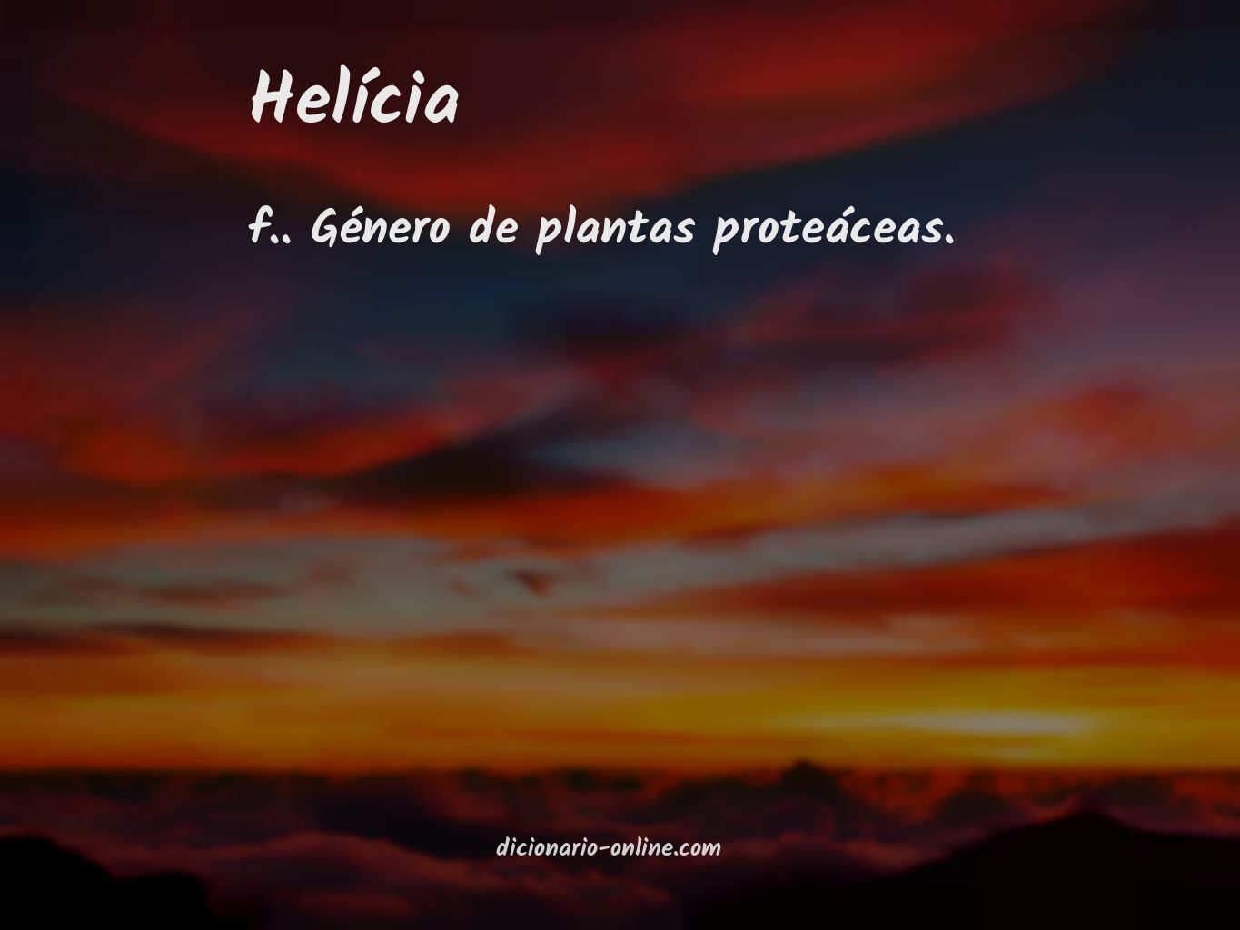 Significado de helícia