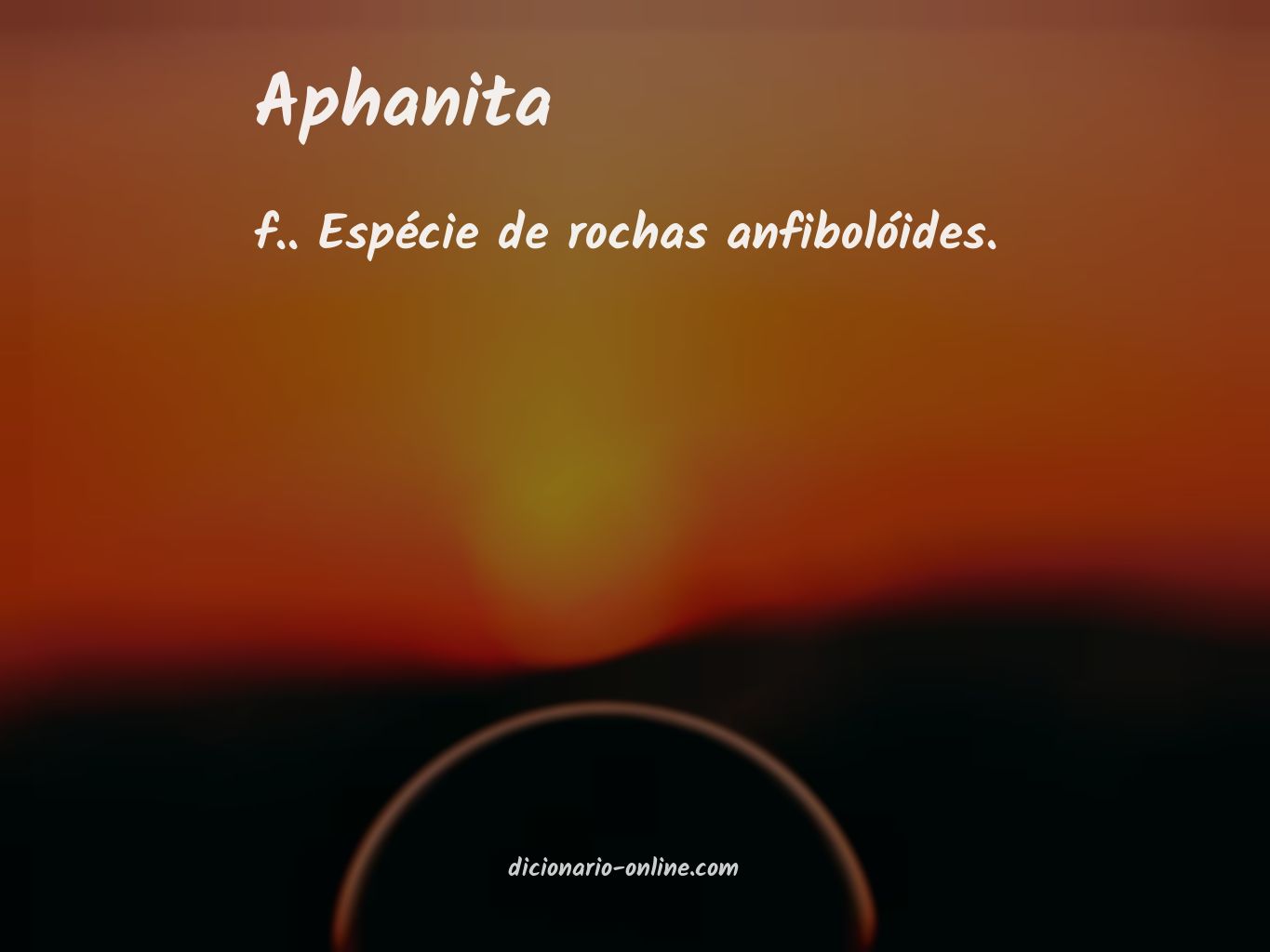 Significado de aphanita