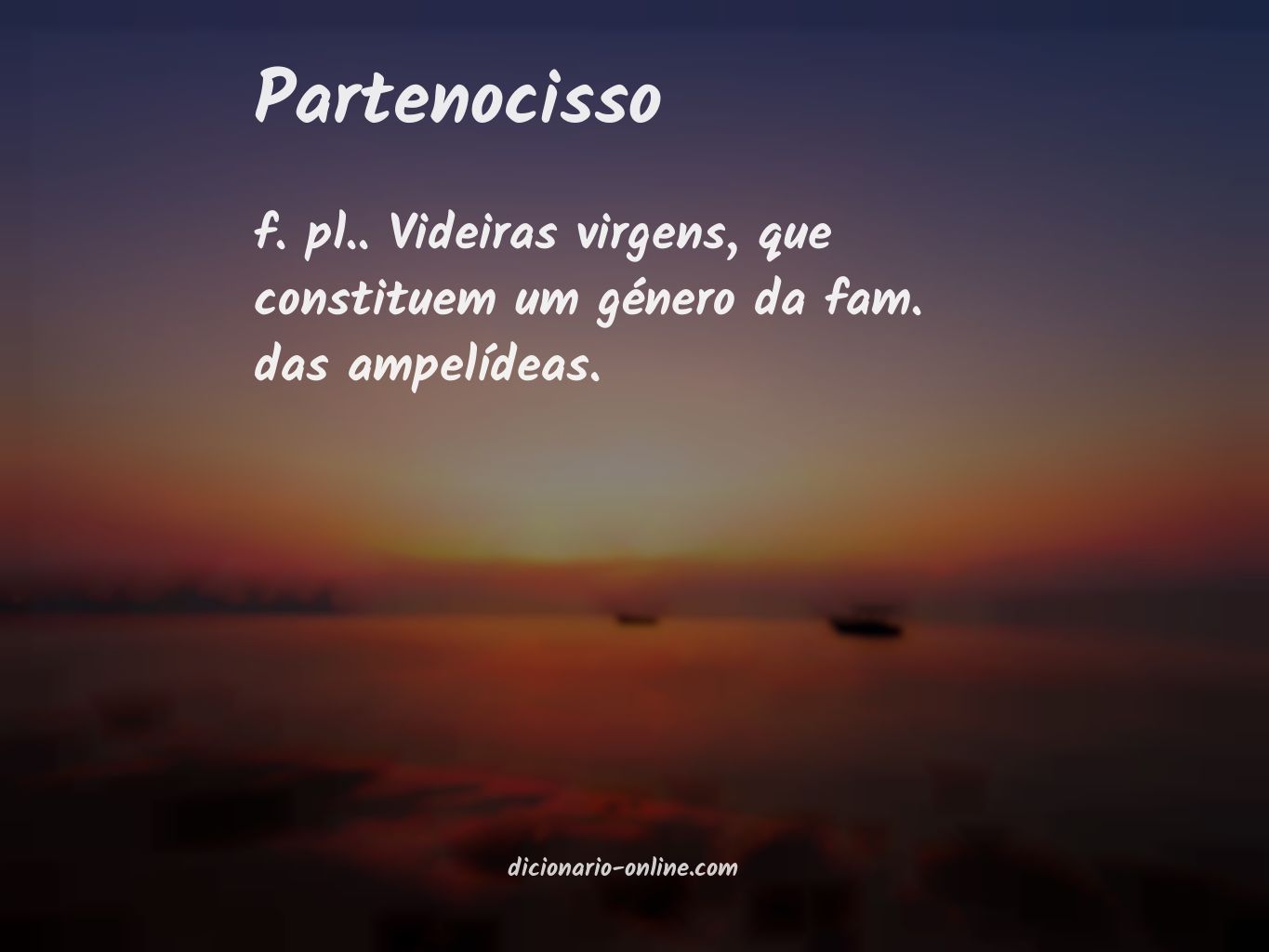 Significado de partenocisso