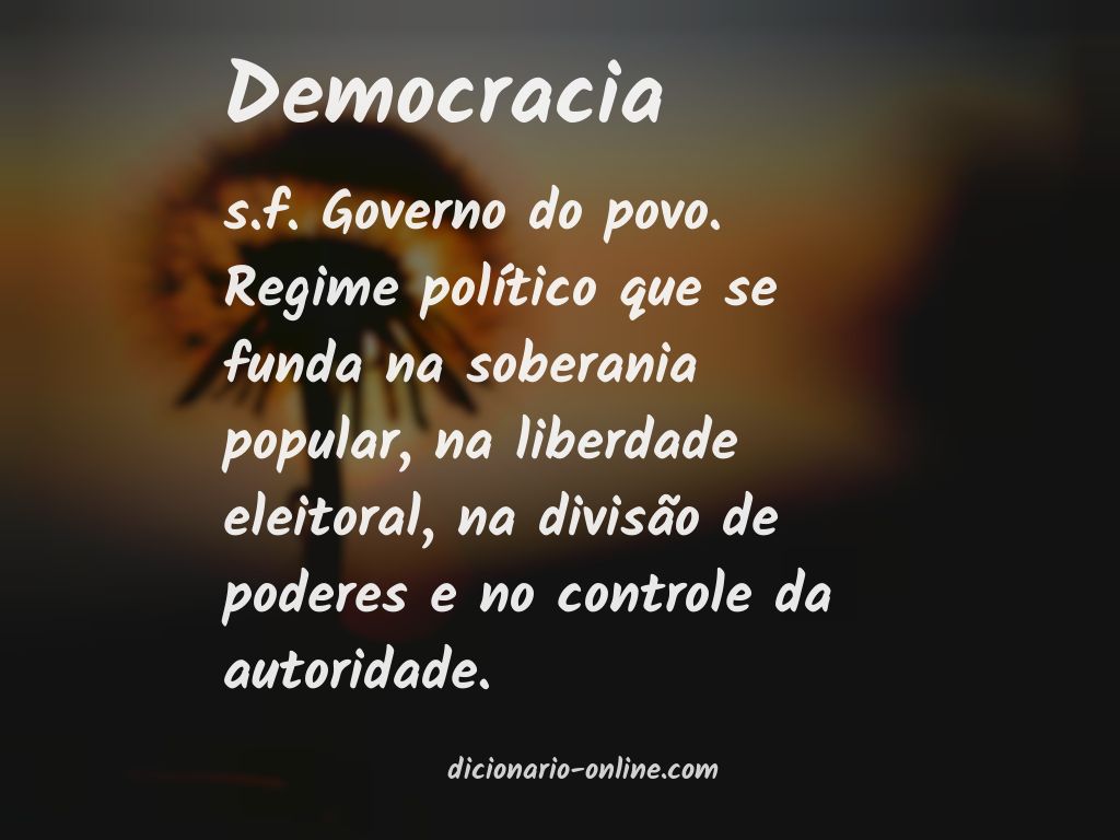Significado de democracia