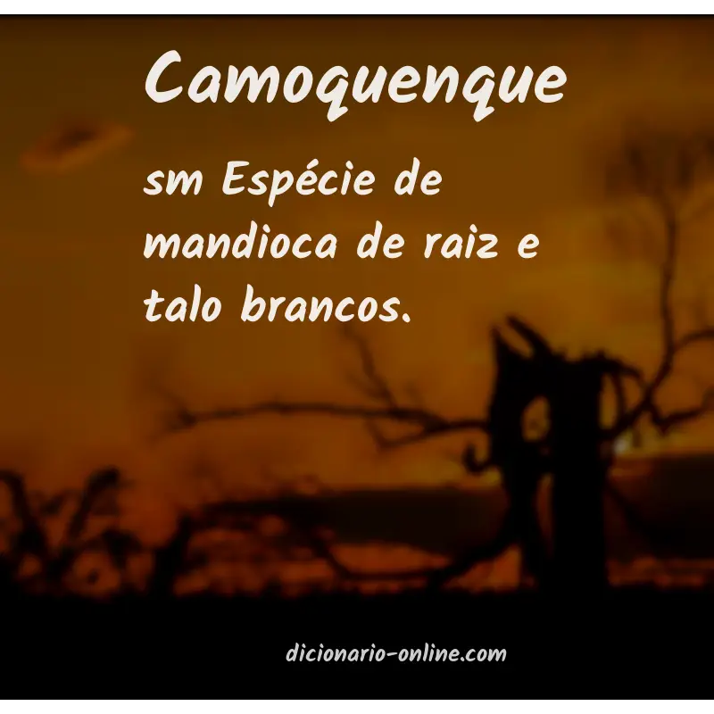 Significado de camoquenque