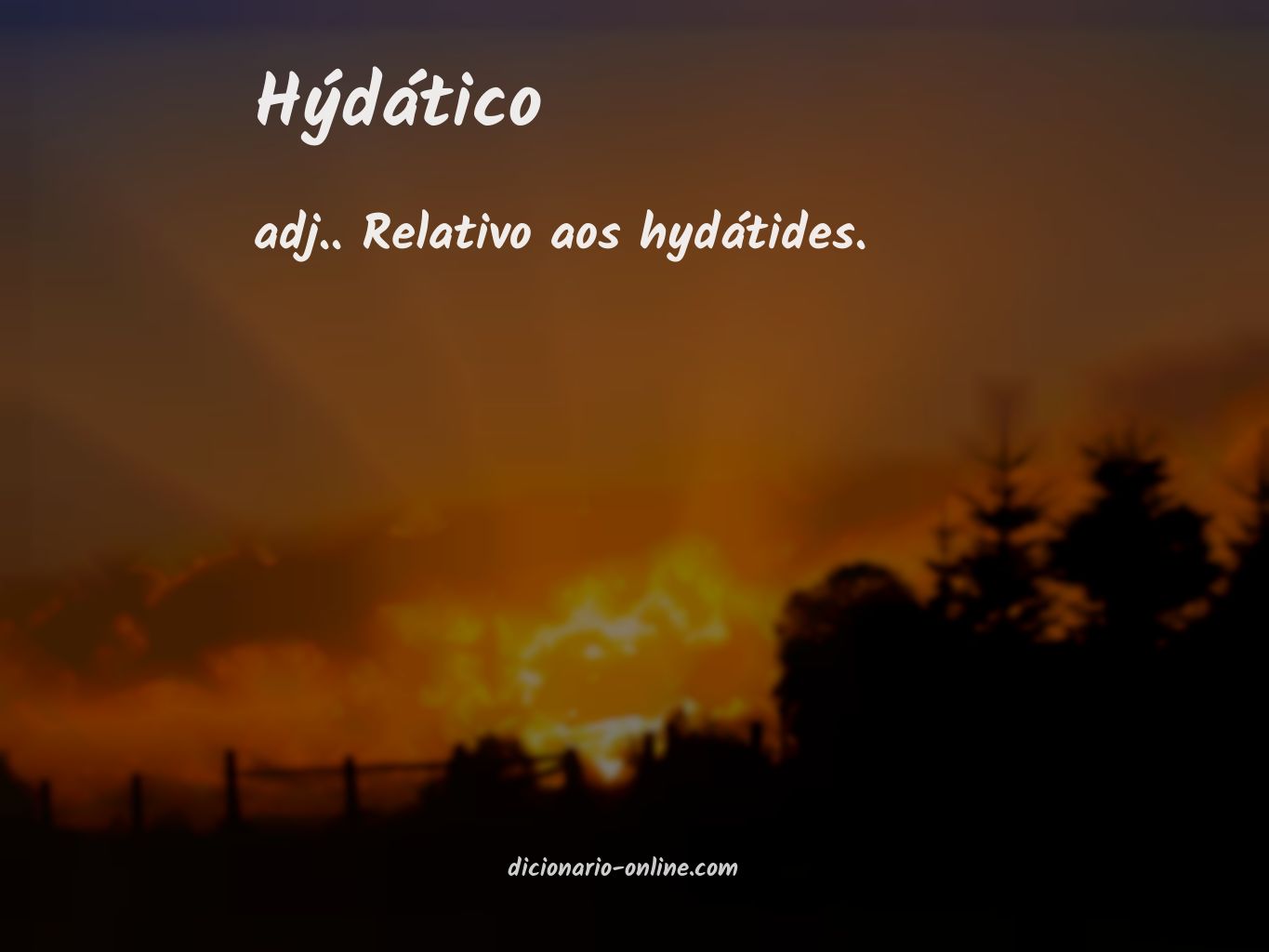 Significado de hýdático