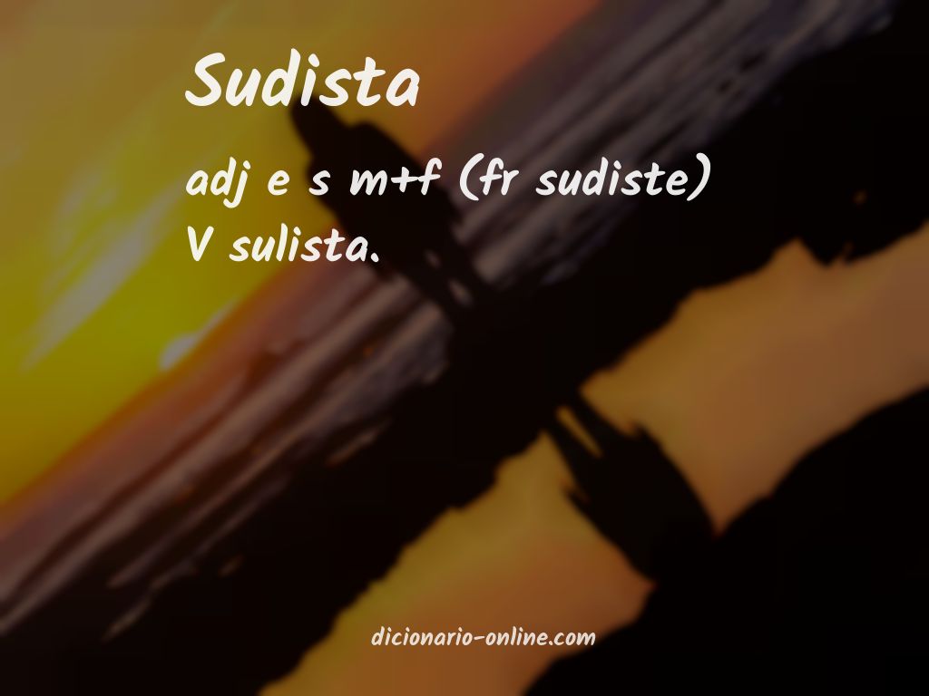 Significado de sudista