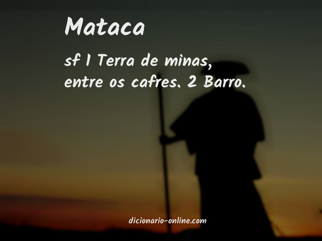 Significado de mataca