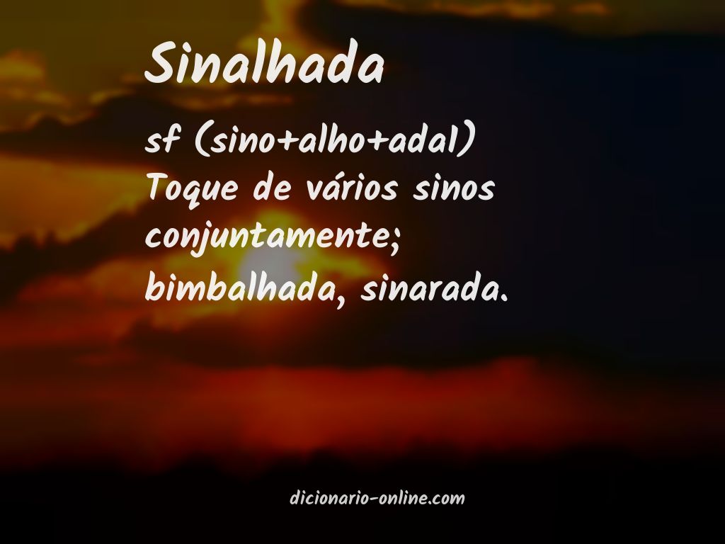 Significado de sinalhada