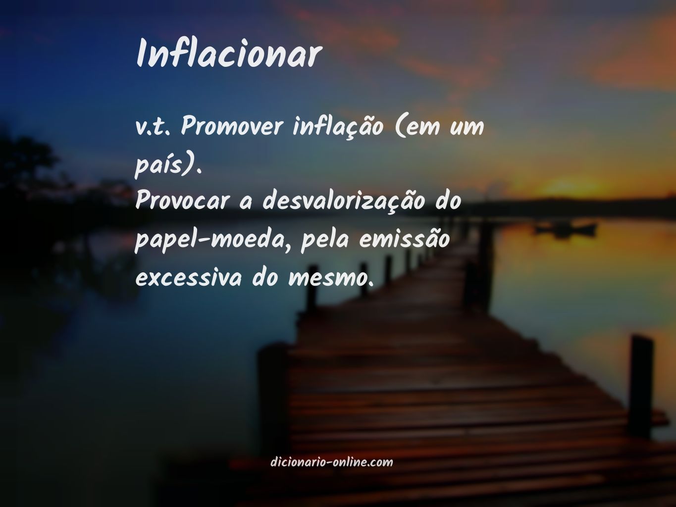 Significado de inflacionar