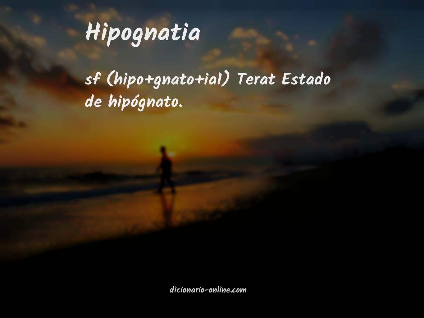 Significado de hipognatia