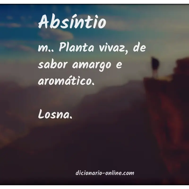 Significado de absíntio