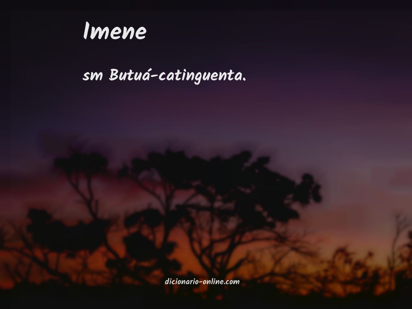 Significado de imene