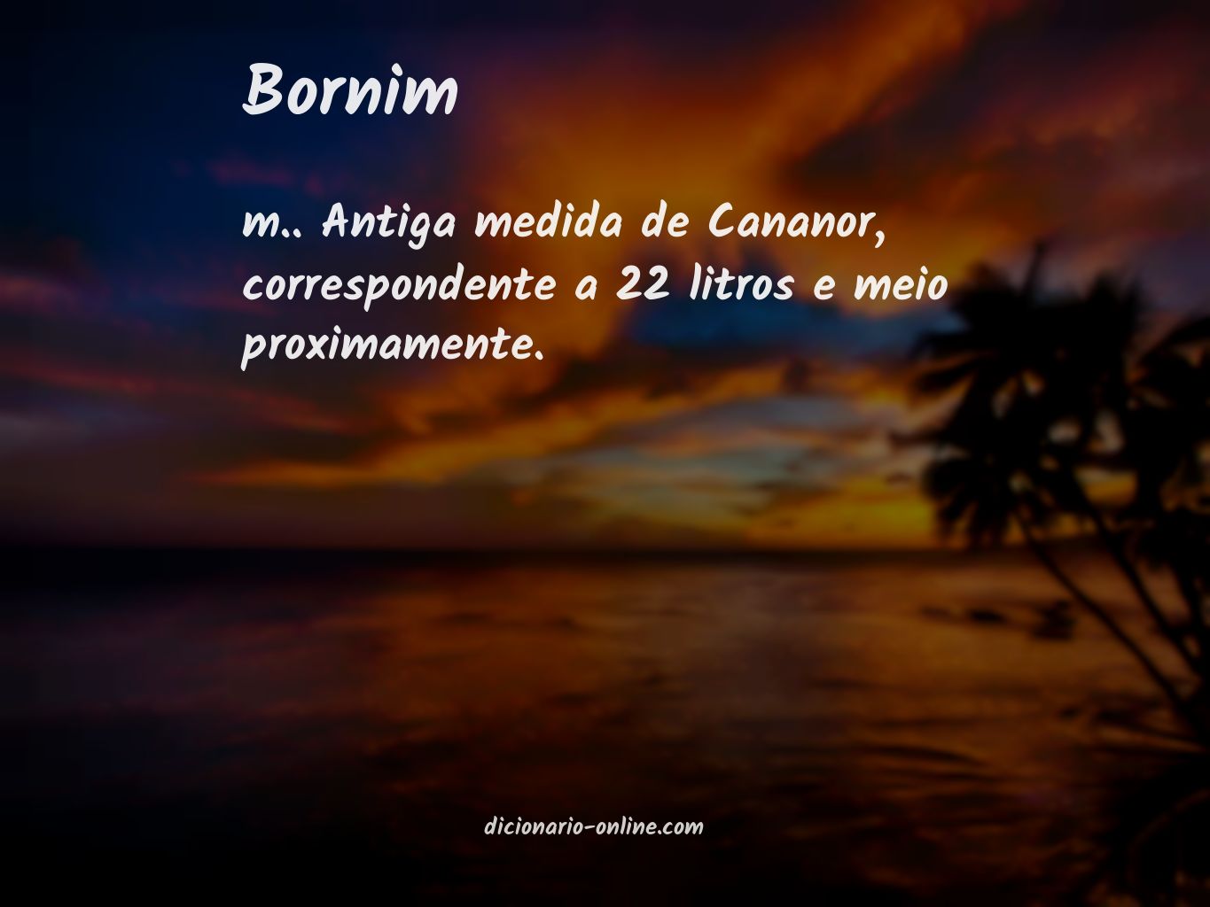 Significado de bornim