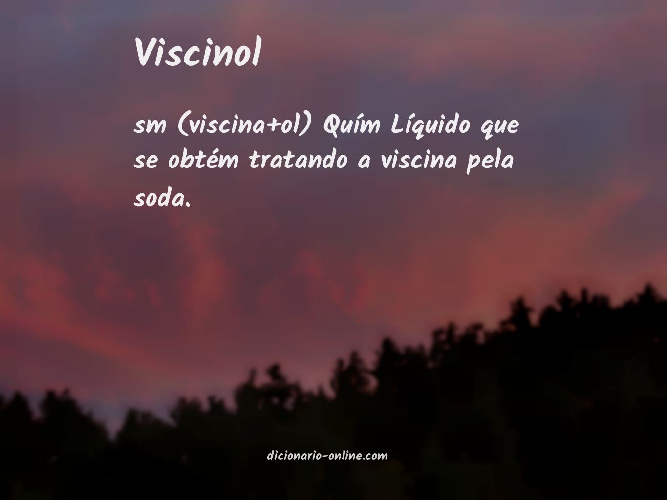 Significado de viscinol