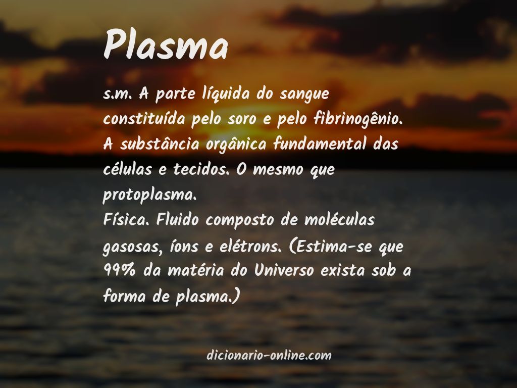 Significado de plasma