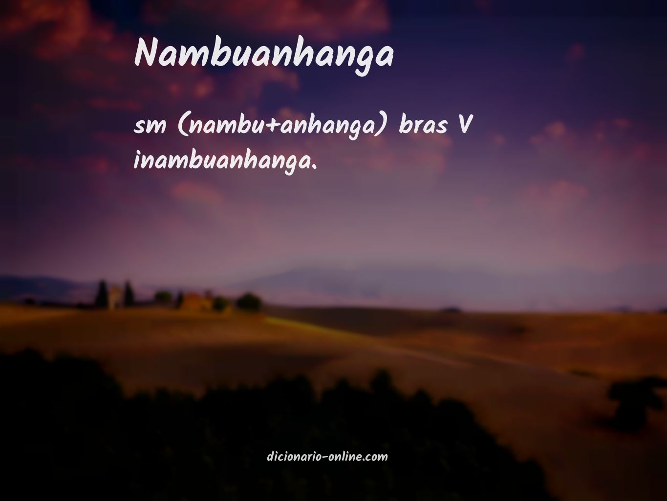 Significado de nambuanhanga