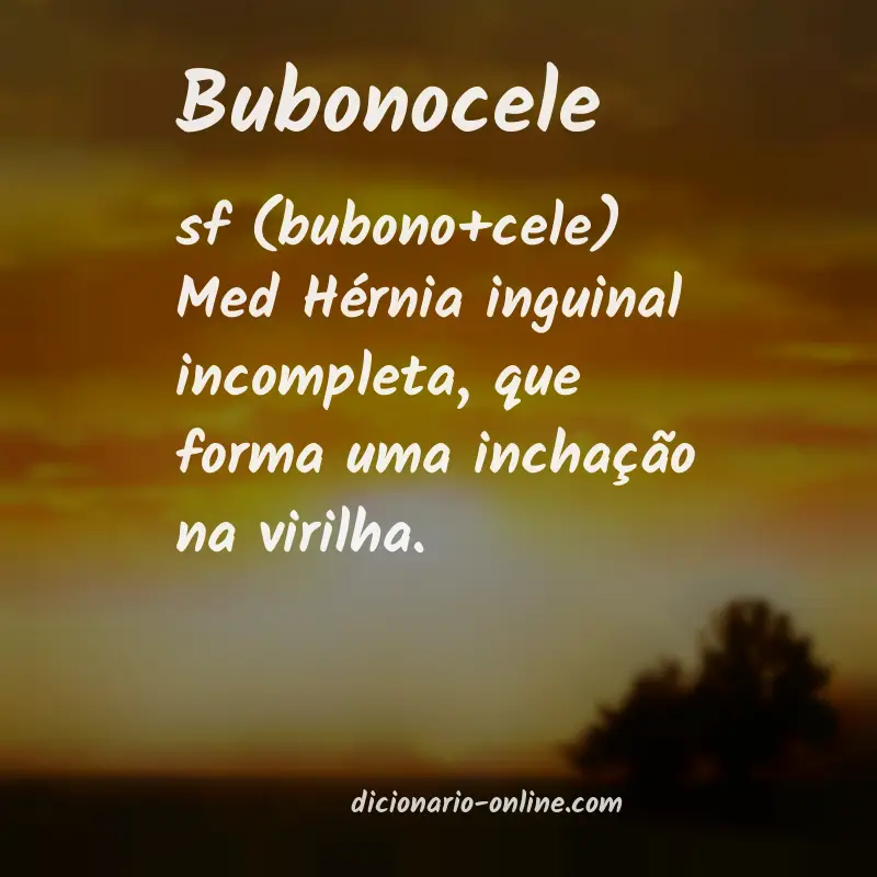 Significado de bubonocele