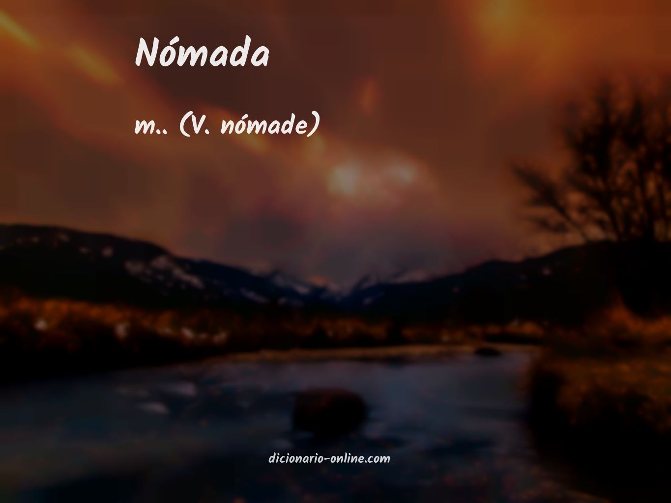 Significado de nómada