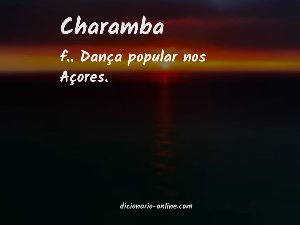 Significado de charamba