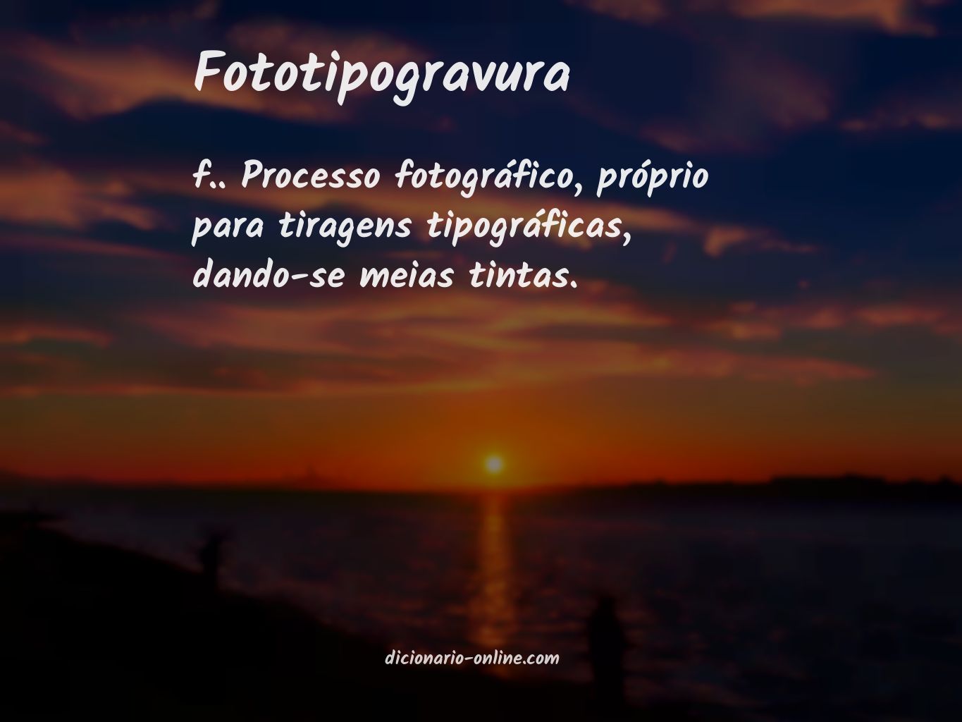 Significado de fototipogravura