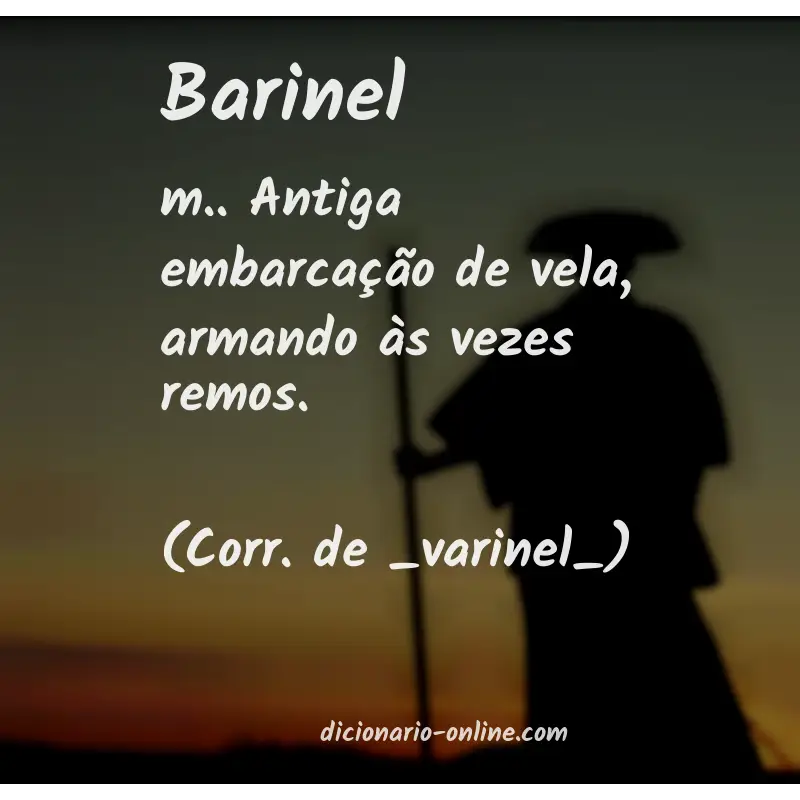Significado de barinel