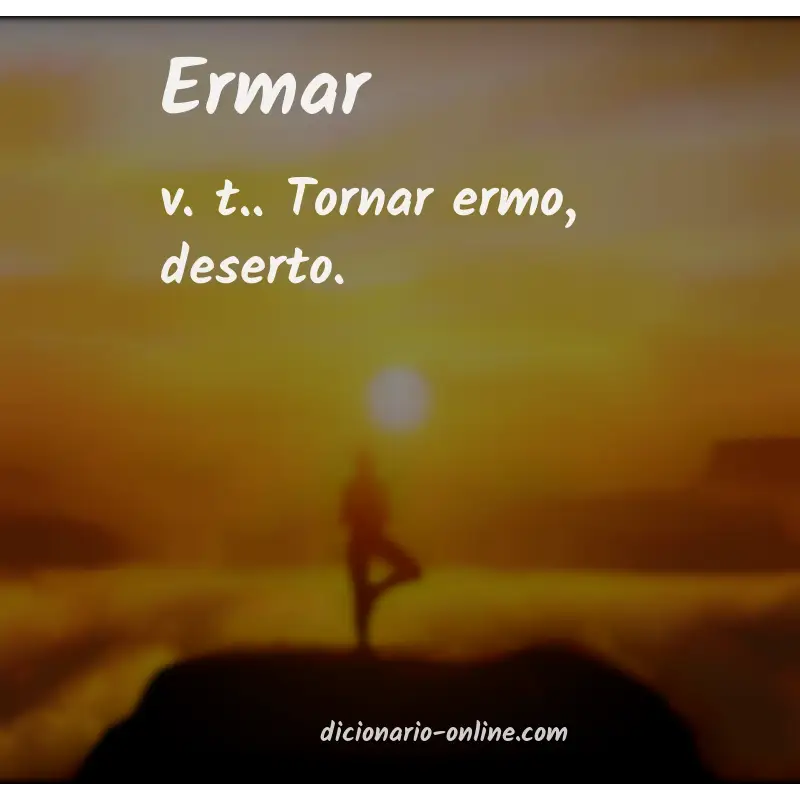Significado de ermar