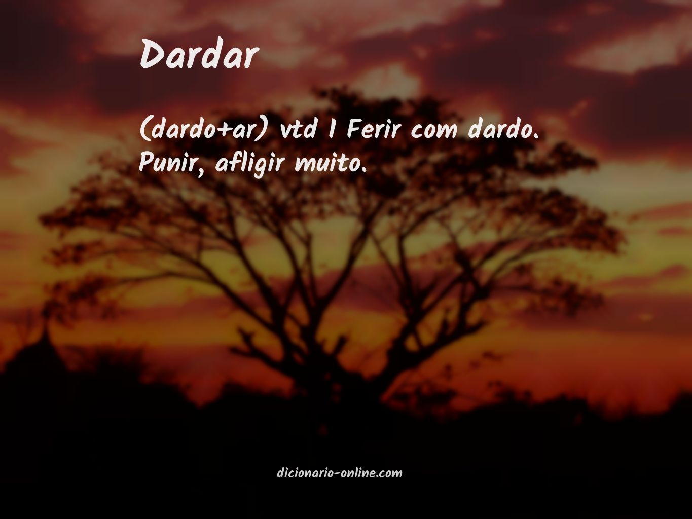 Significado de dardar