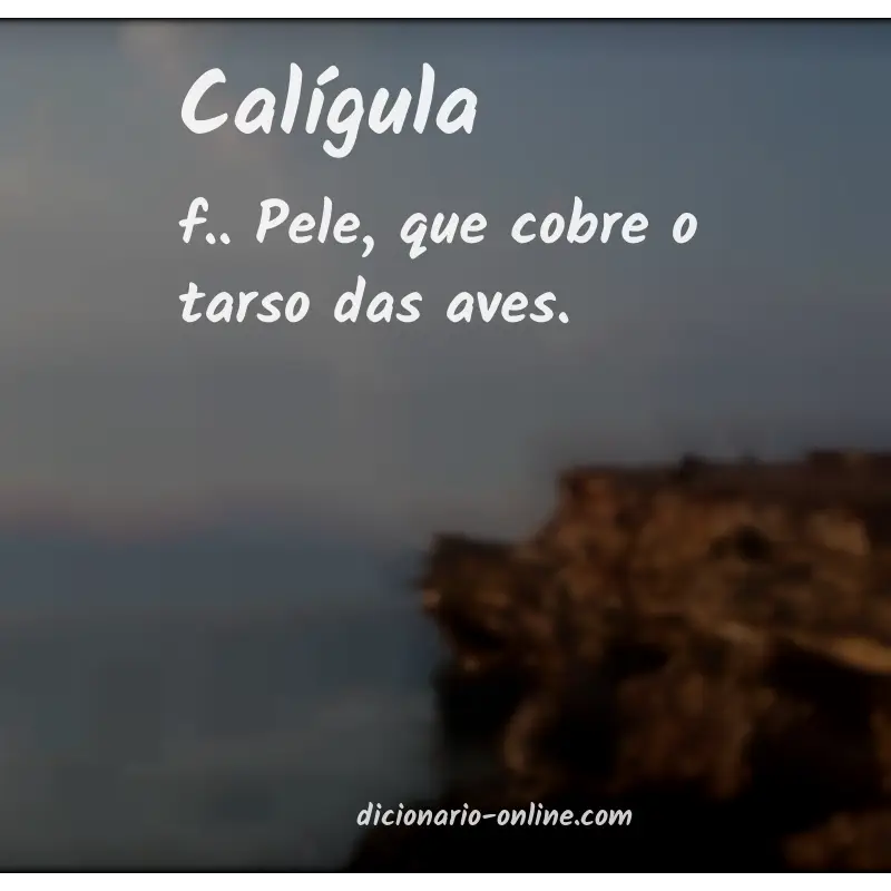 Significado de calígula