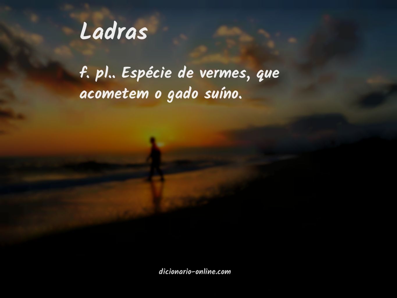 Significado de ladras