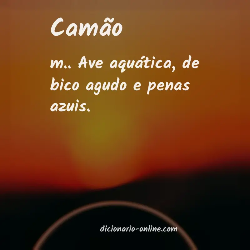 Significado de camão