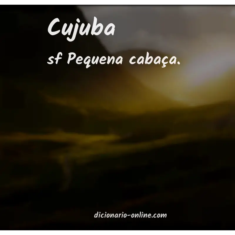 Significado de cujuba