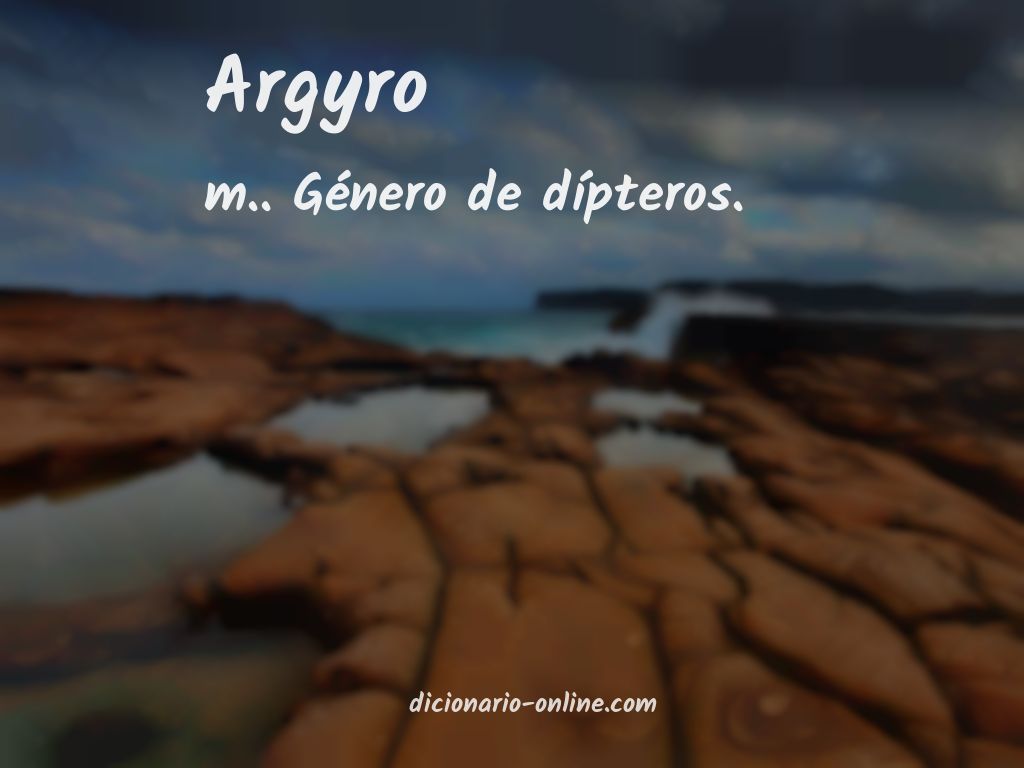 Significado de argyro