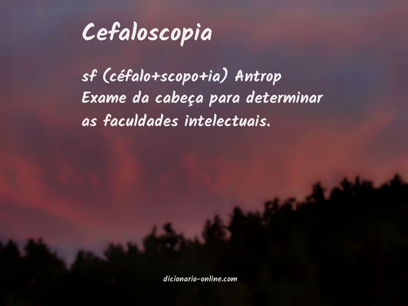 Significado de cefaloscopia